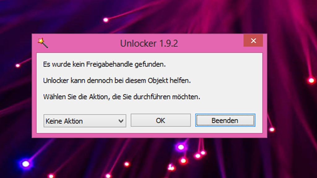 Unlocker: Gesperrte Dateien löschen Unlocker: Gesperrte Dateien löschen