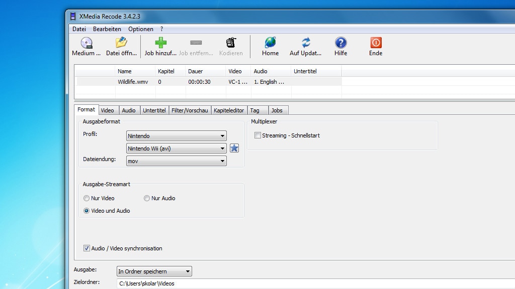 XMedia Recode: Musik und Videos umwandeln XMedia Recode: Musik und Videos umwandeln