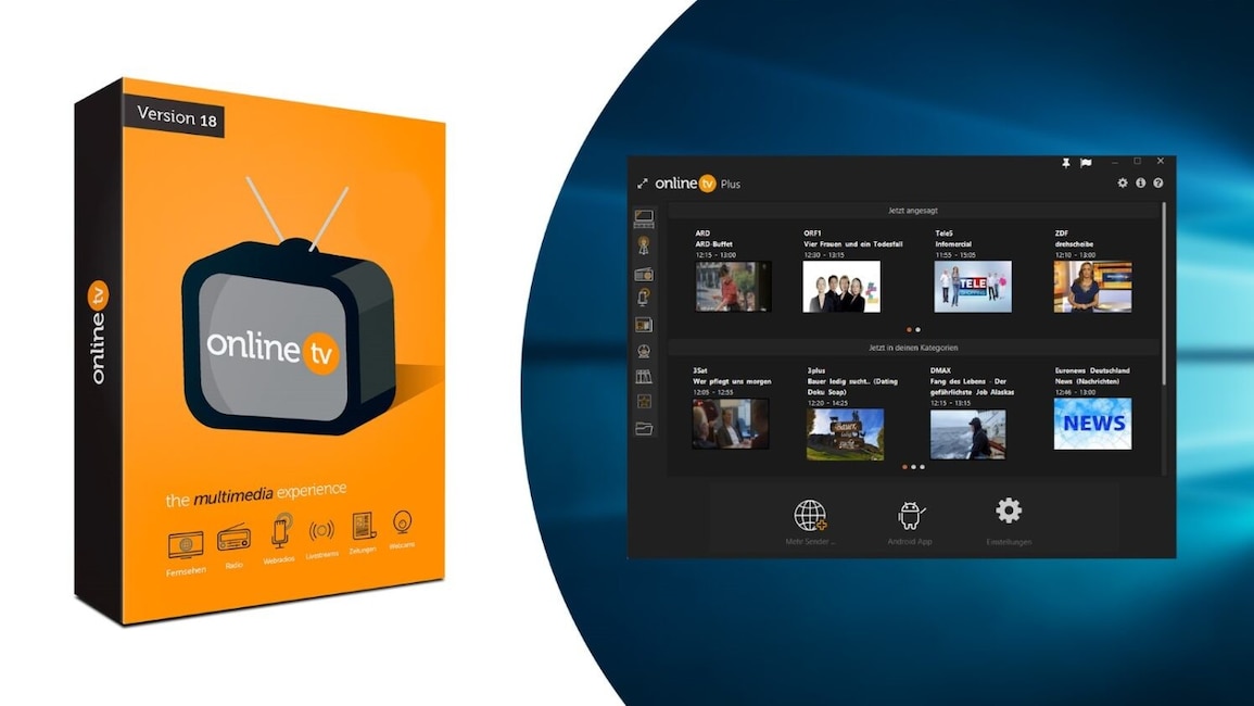 onlineTV 16 Plus – Kostenlose Vollversion: Fernsehen streamen onlineTV 16 Plus – Kostenlose Vollversion: Fernsehen streamen