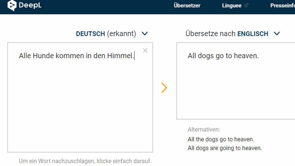 DeepL Übersetzer: Inhalte in andere Sprachen bringen