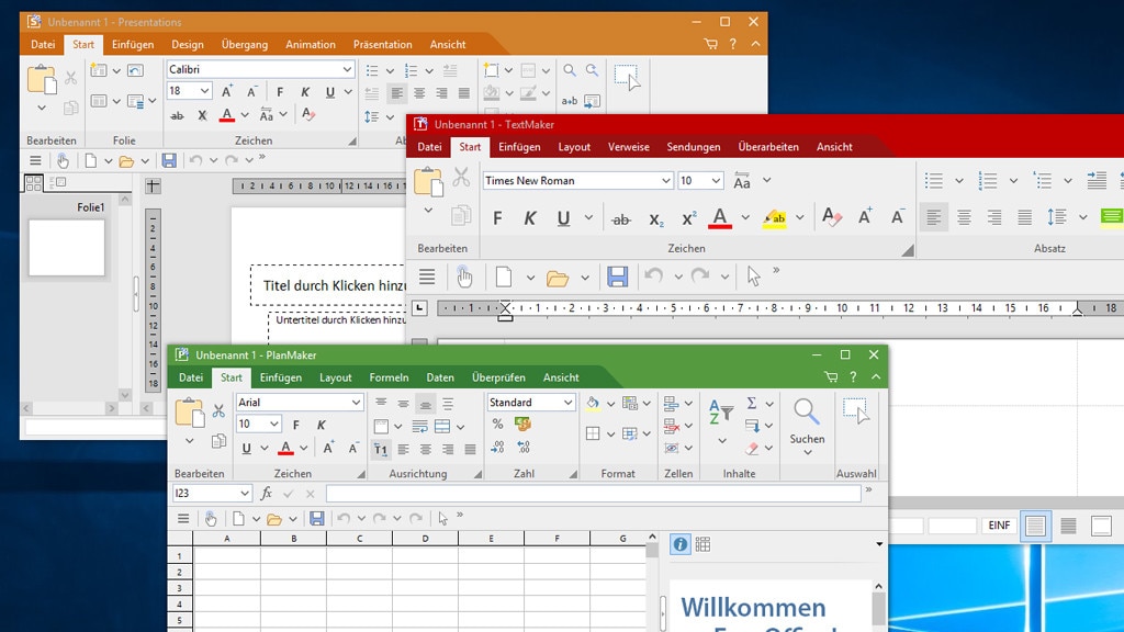 SoftMaker FreeOffice 2018: Büropaket mit flexibler Bedienung