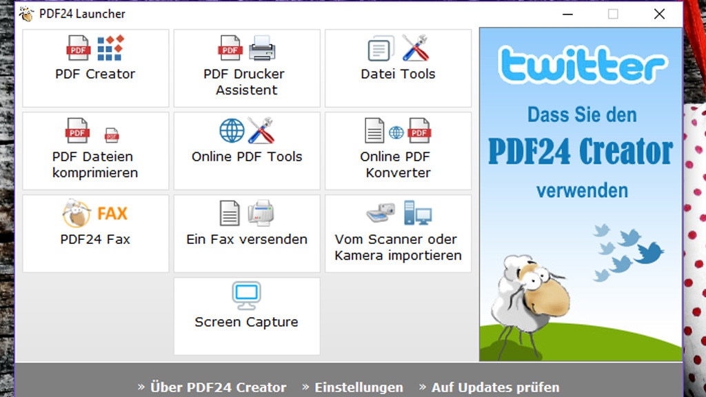PDF24 Creator: PDFs erstellen und komprimieren