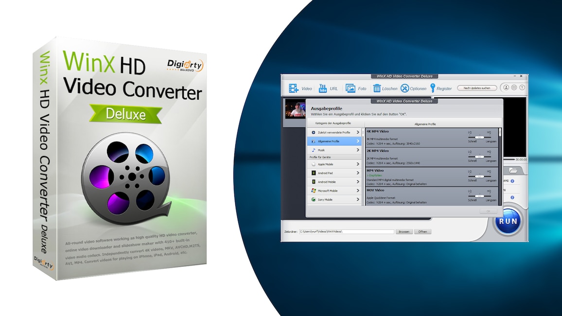 WinX HD Video Converter Deluxe – Kostenlose Vollversion