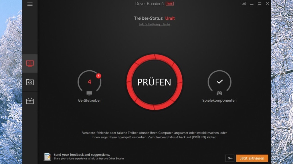 Driver Booster, Intel-Treiber-Update-Utility: Treiber aktualisieren