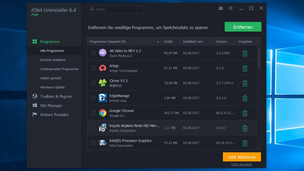 IObit Uninstaller: Unnötige Software entfernen IObit Uninstaller: Unnötige Software entfernen