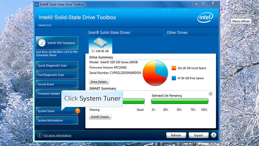 Intel SSD Toolbox: Diagnose-Werkzeug für SSDs