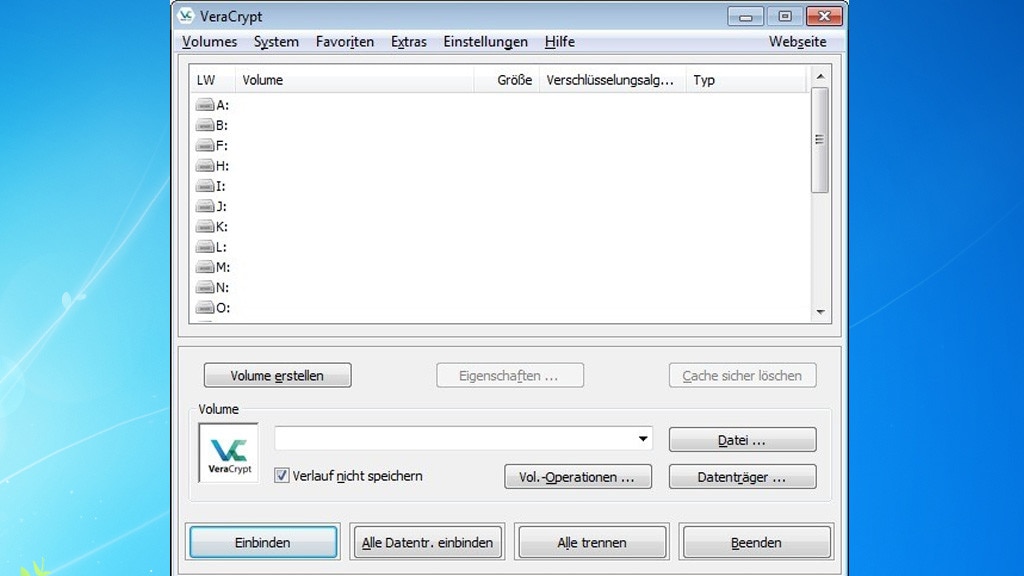 VeraCrypt: Laufwerk verschlüsseln VeraCrypt: Laufwerk verschlüsseln
