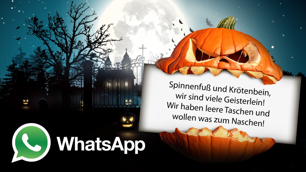 WhatsApp HalloweenSprüche zum Grinsen und Gruseln COMPUTER BILD