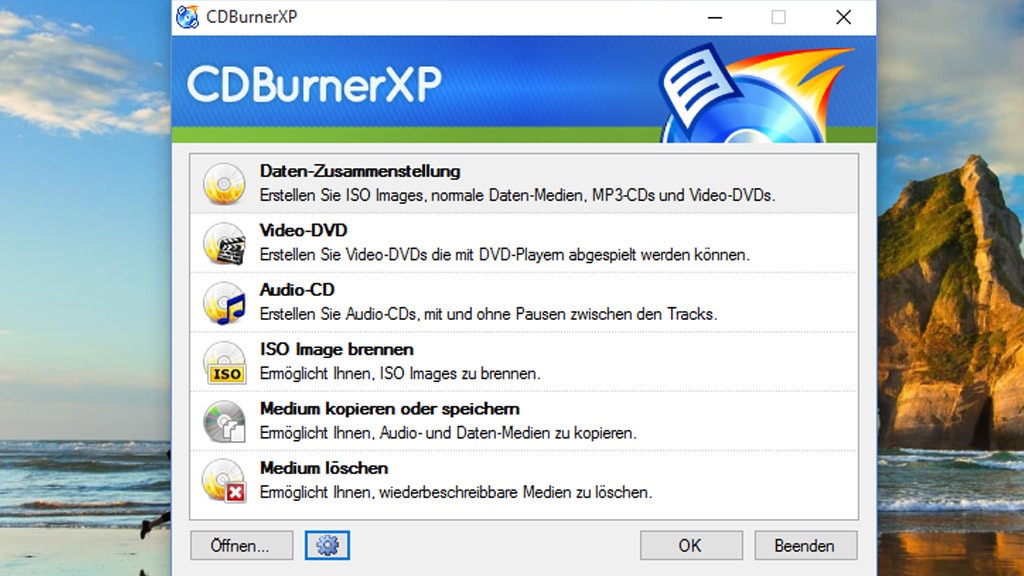CDBurnerXP: Dateien passgenau brennen