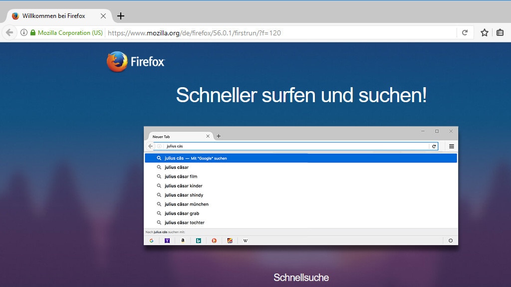 Firefox: Flexibler und moderner Browser