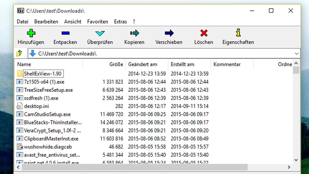 7-Zip: Mehr entpacken als Standardkost
