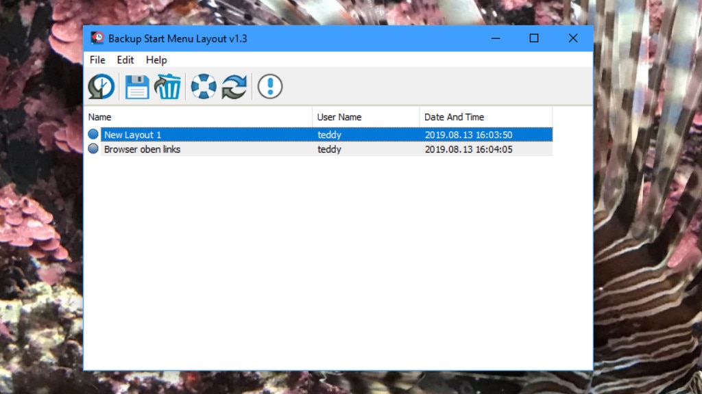 Backup Start Menu Layout: Startmenü sichern
