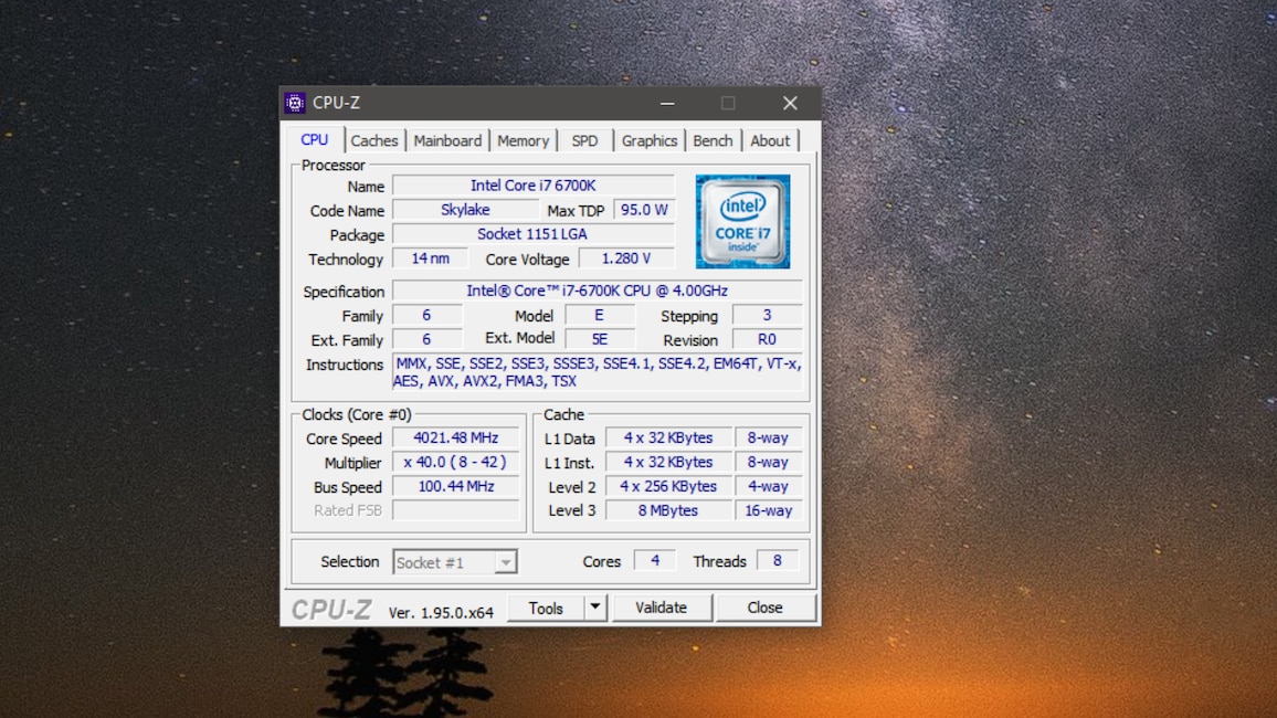 CPU-Z: Prozessor analysieren