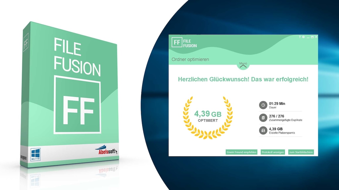 FileFusion (COMPUTER BILD-Edition): Speicher freischaufeln ohne Löschen FileFusion (COMPUTER BILD-Edition): Speicher freischaufeln ohne Löschen