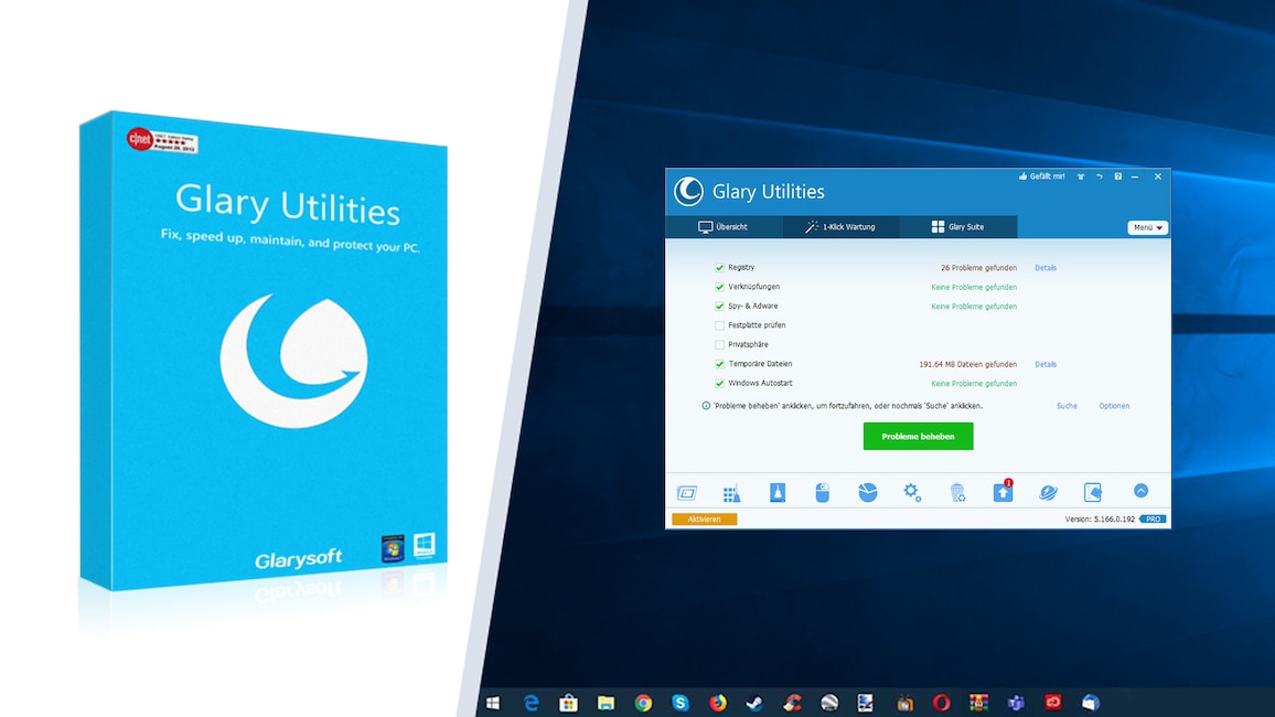 Glary Utilities Pro – Kostenlose Vollversion: Windows aufräumen und beschleunigen