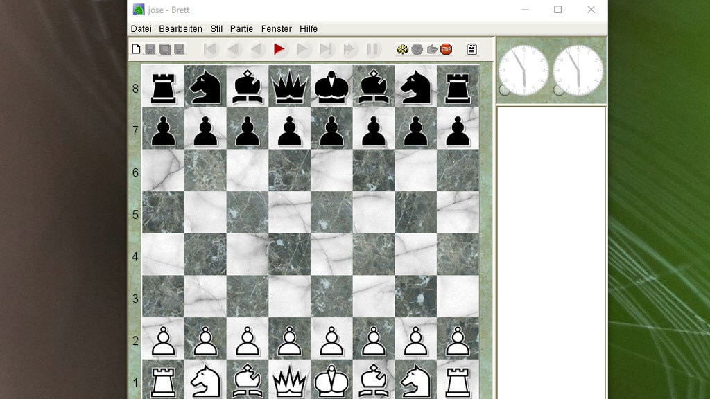 Jose: Schachspiel für Windows-7-Umsteiger