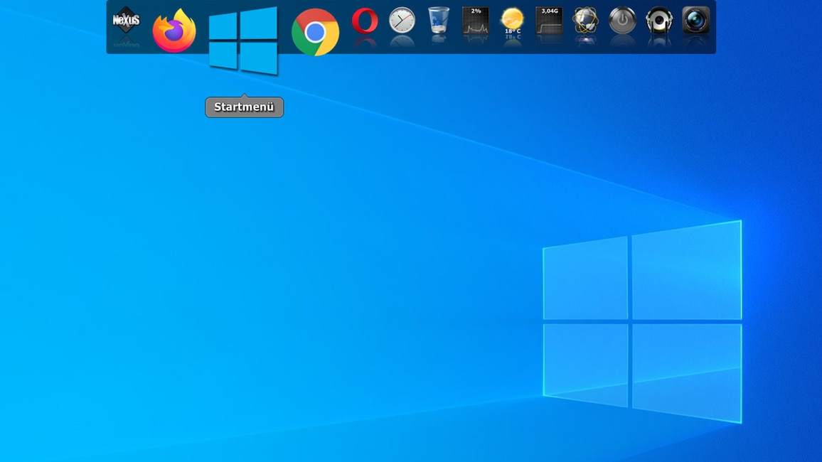 Nexus: Software ähnlich dem macOS-Dock starten Nexus: Software ähnlich dem macOS-Dock starten