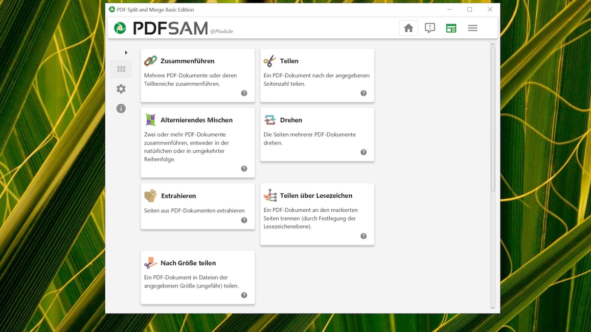PDFsam (PDF Split and Merge): PDF-Dokumente teilen und zusammenfügen