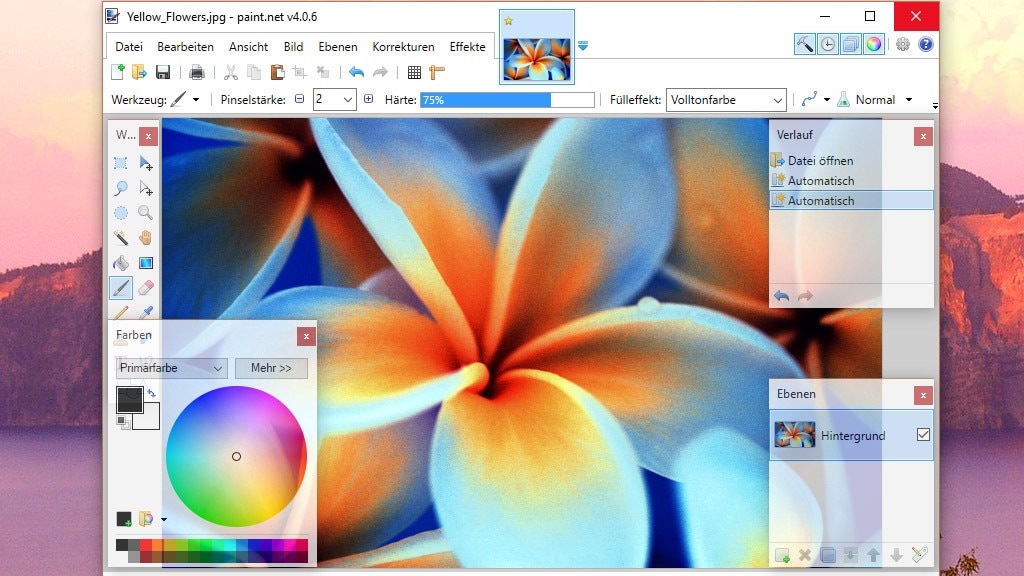 Paint.NET: Fotos automatisch oder händisch aufwerten Paint.NET: Fotos automatisch oder händisch aufwerten