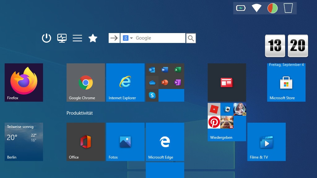 Start Screen Unlimited: Kachel-Startmenü erweitern Start Screen Unlimited: Kachel-Startmenü erweitern