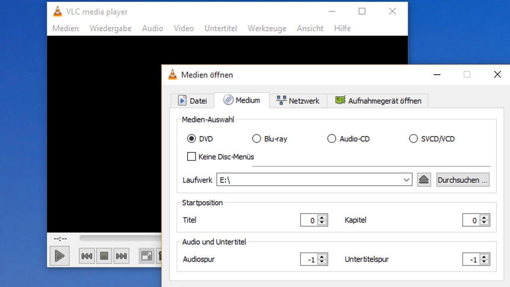 VLC Media Player: Alles inklusive DVDs abspielen