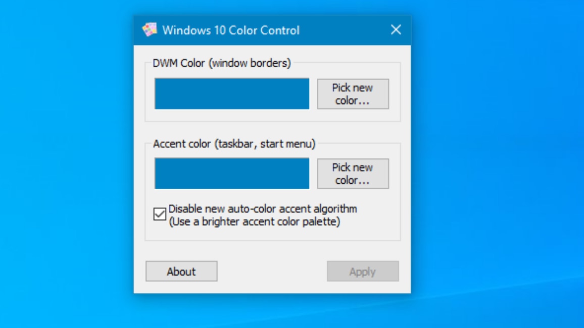 Windows 10 Color Control: Betriebssystem-Farben anpassen