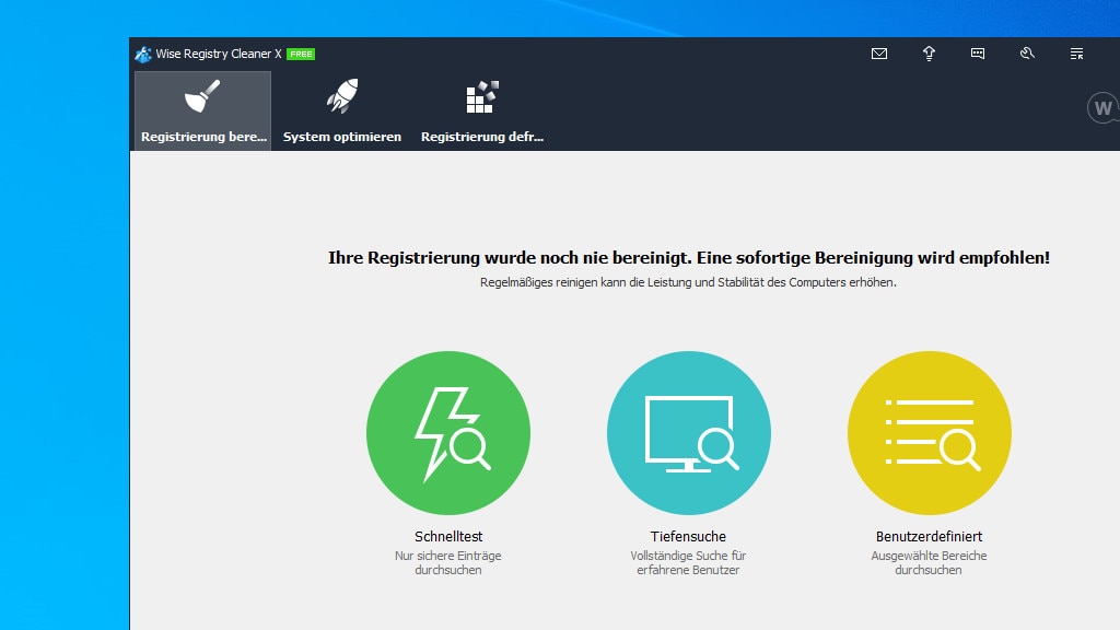 Wise Registry Cleaner: System aufräumen und tweaken Wise Registry Cleaner: System aufräumen und tweaken