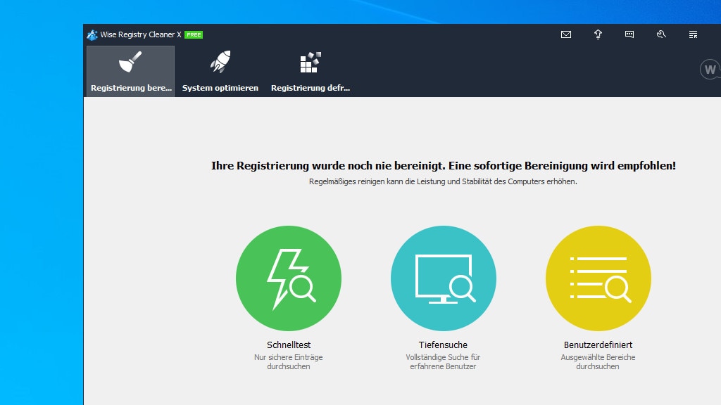 Wise Registry Cleaner: System aufräumen und tweaken