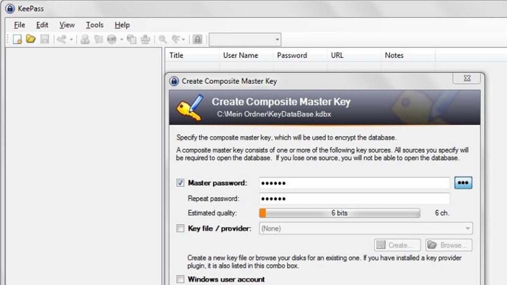 KeePass 2: Komplizierte Passwörter sicher verwalten