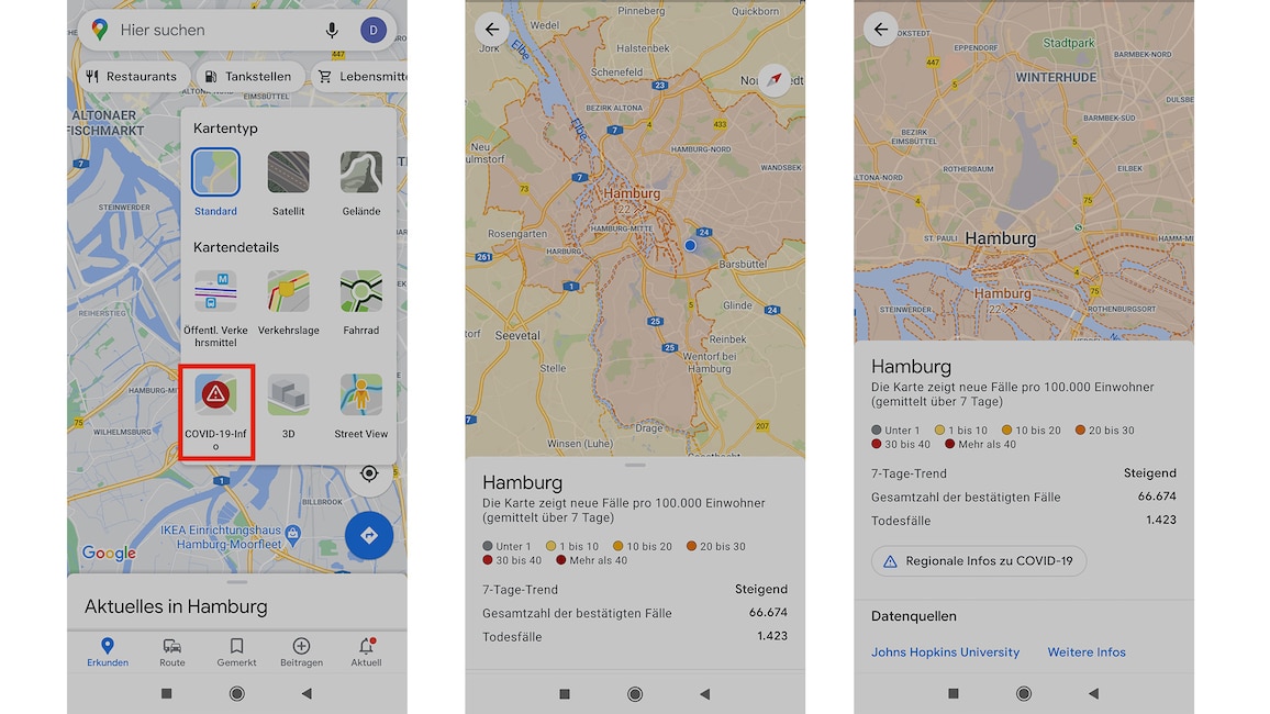 Google Maps Kartendienst zeigt endlich Blitzer an COMPUTER BILD