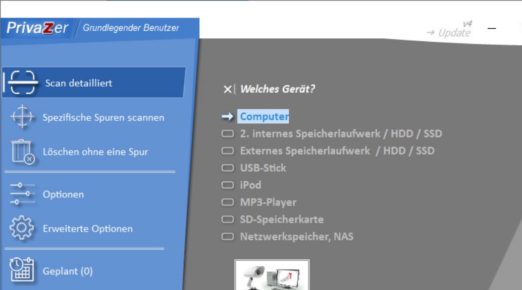 PrivaZer: Windows beziehungsweise HDD/SSD bereinigen