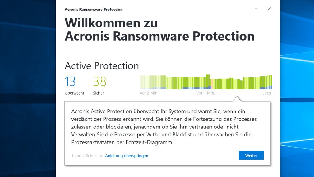 Acronis Ransomware Protection: Echtzeit-Schutz