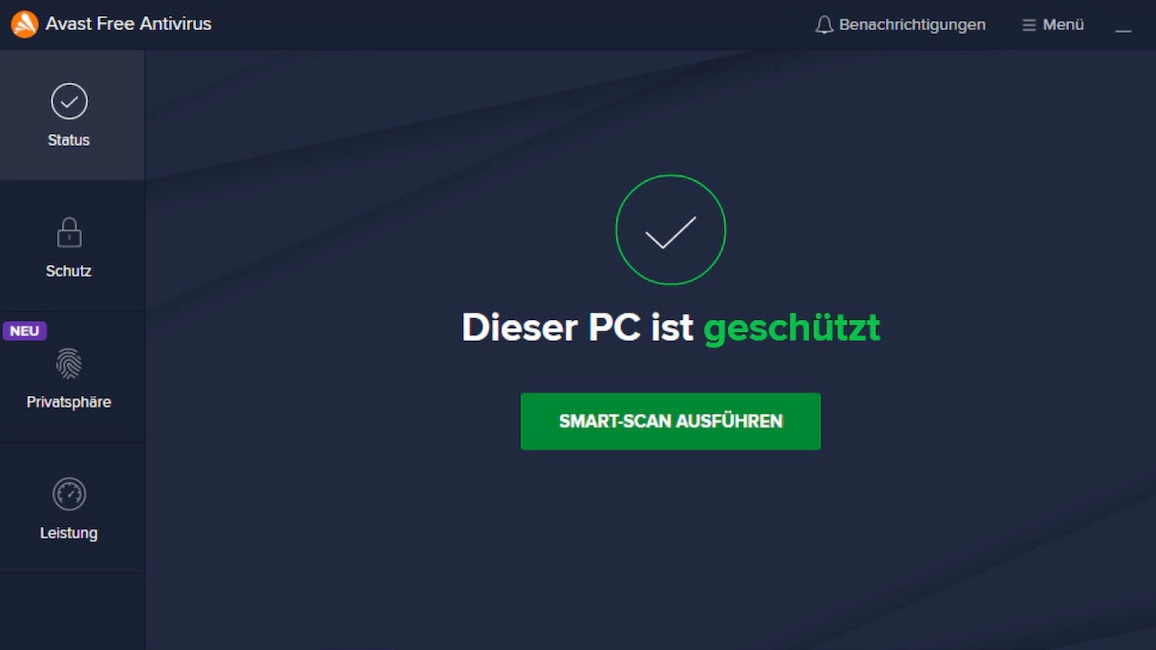 Windows Defender auswechseln: Avast Free Antivirus