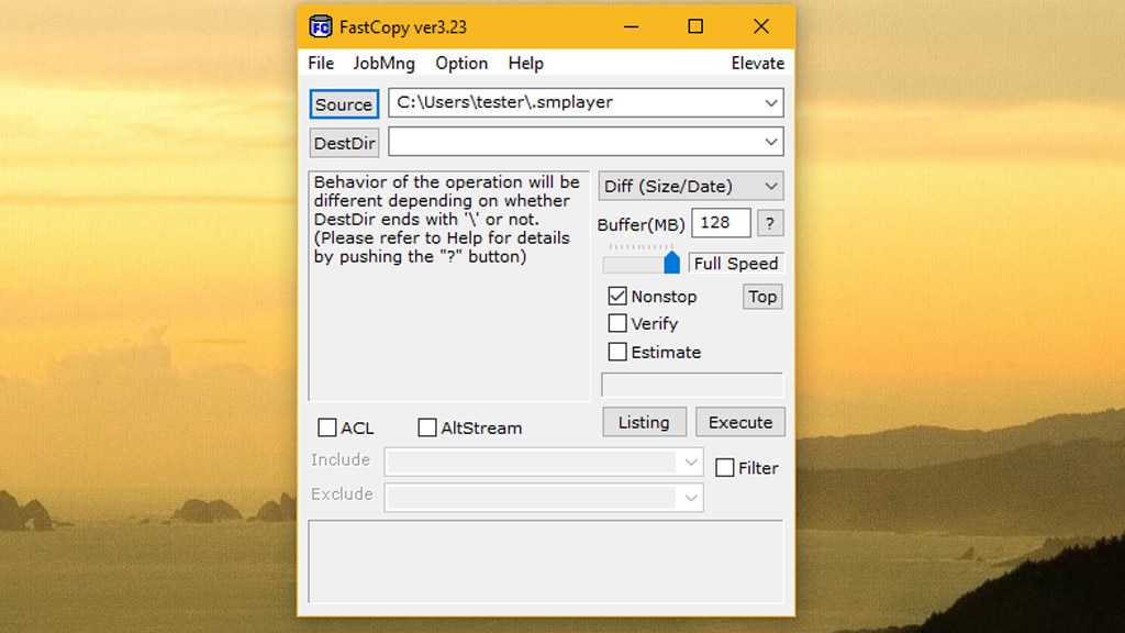 FastCopy: Dateien kopieren FastCopy: Dateien kopieren