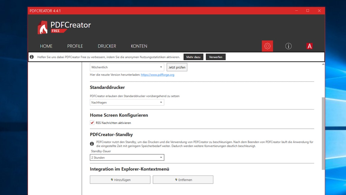 PDFCreator: PDF-Dateien virtuell drucken PDFCreator: PDF-Dateien virtuell drucken