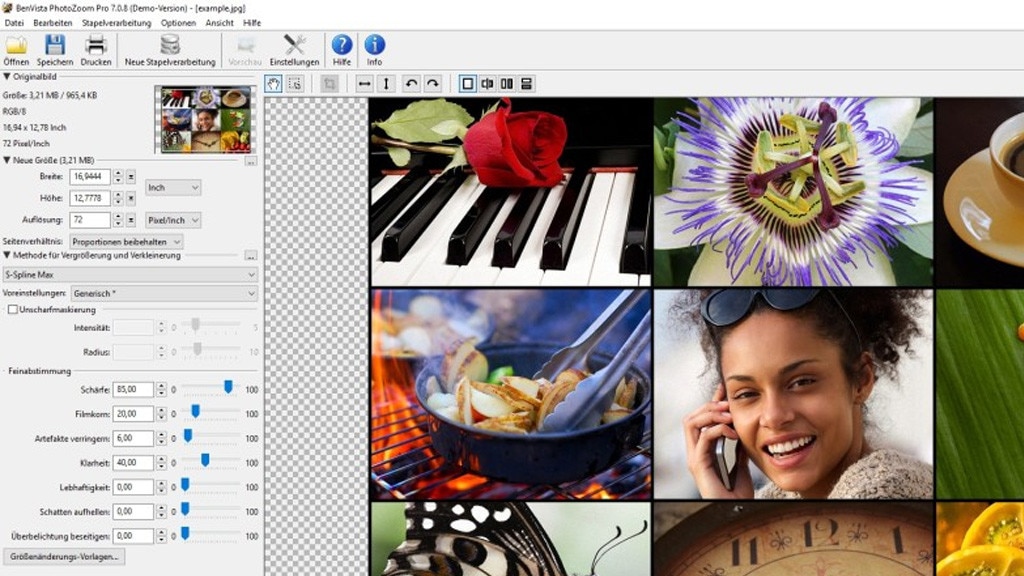 PhotoZoom Pro: Fotos verlufrei vergrößern PhotoZoom Pro: Fotos verlufrei vergrößern