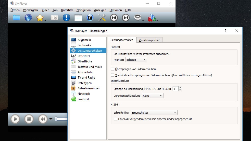 SMPlayer: Mediendateien wiedergeben SMPlayer: Mediendateien wiedergeben