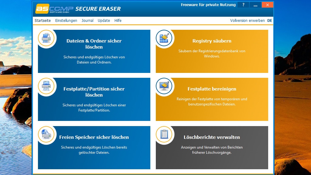 Secure Eraser: Dateien ohne Reste löschen