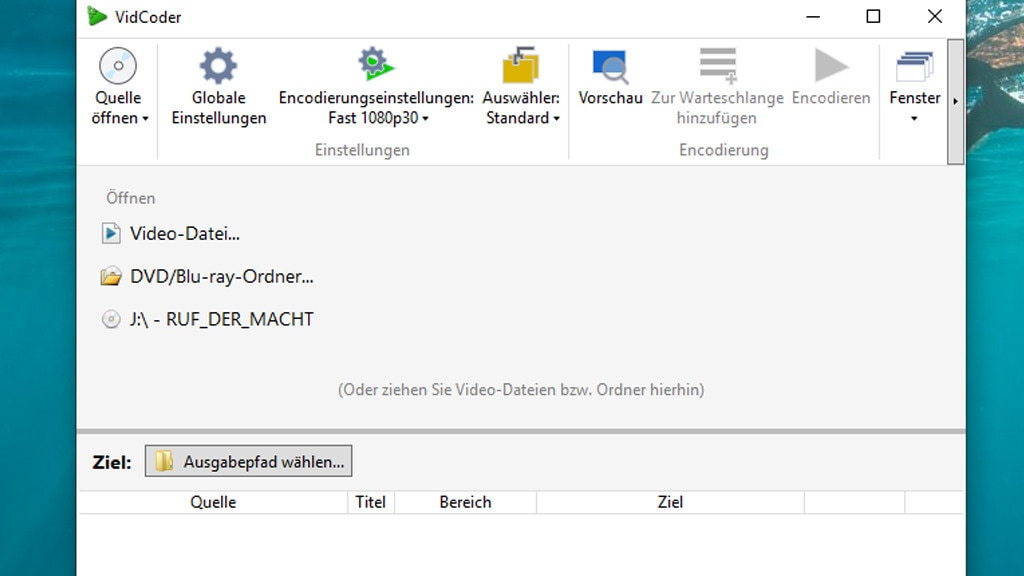 VidCoder: Multimediadateien umwandeln VidCoder: Multimediadateien umwandeln