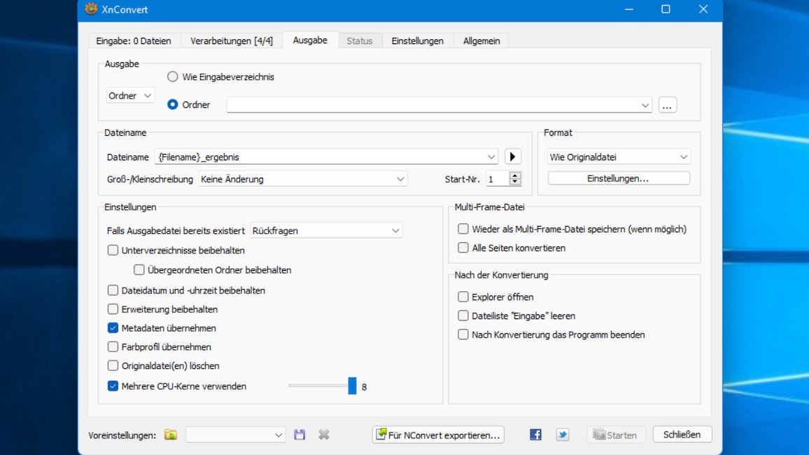 XnConvert: Bilddateien bearbeiten und umwandeln XnConvert: Bilddateien bearbeiten und umwandeln