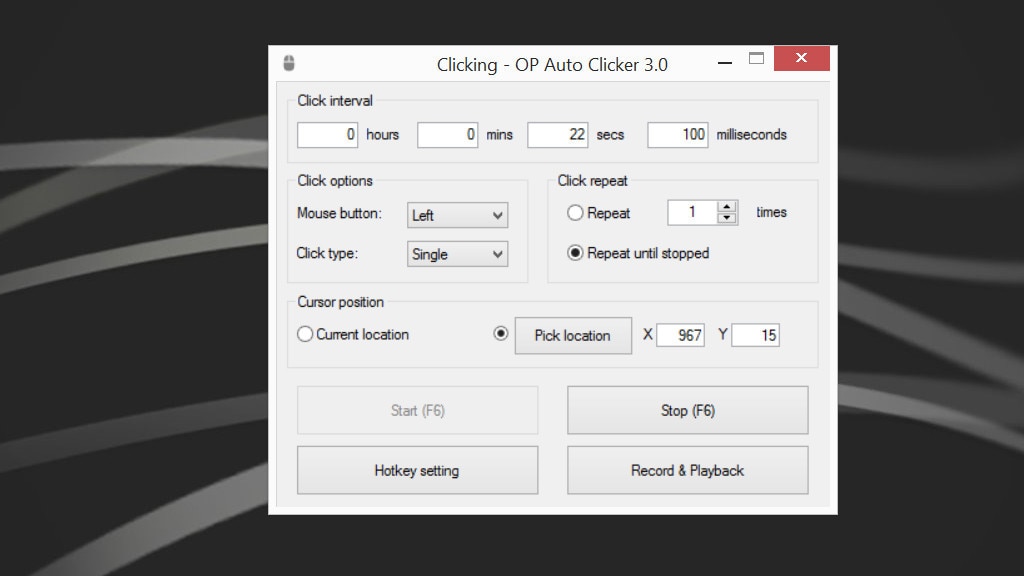 AutoClicker: Automatisch klicken AutoClicker: Automatisch klicken