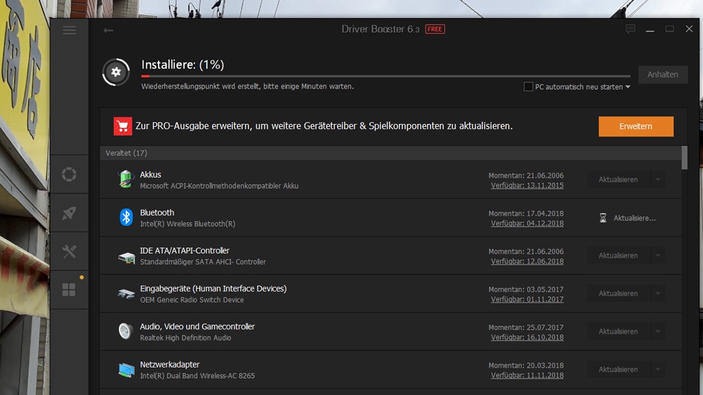 Driver Booster: Treiber automatisch updaten Driver Booster: Treiber automatisch updaten