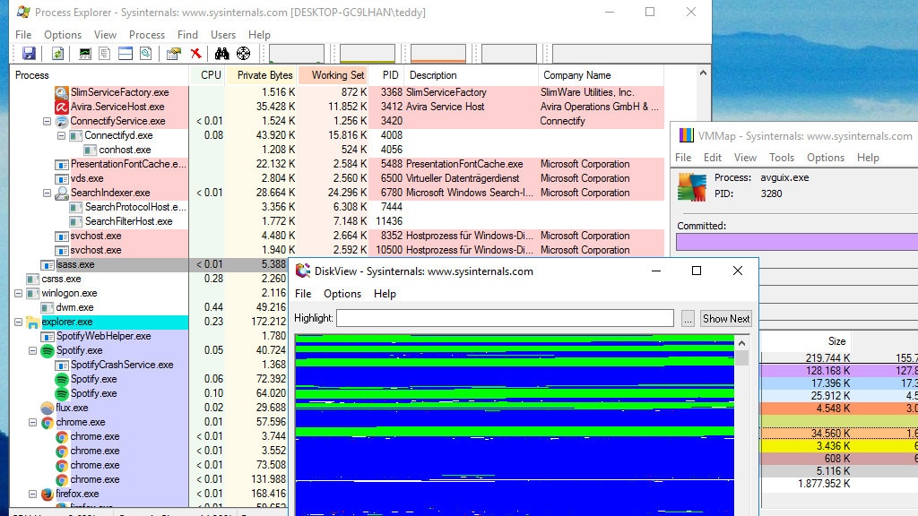 Sysinternals Suite: Kontrollieren und tunen