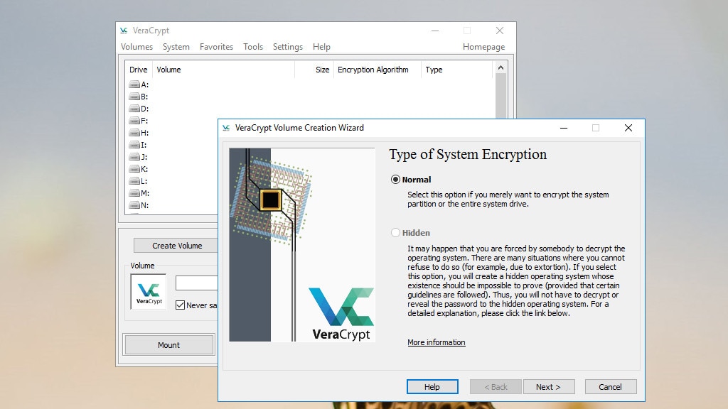 VeraCrypt: Dateien verschlüsseln