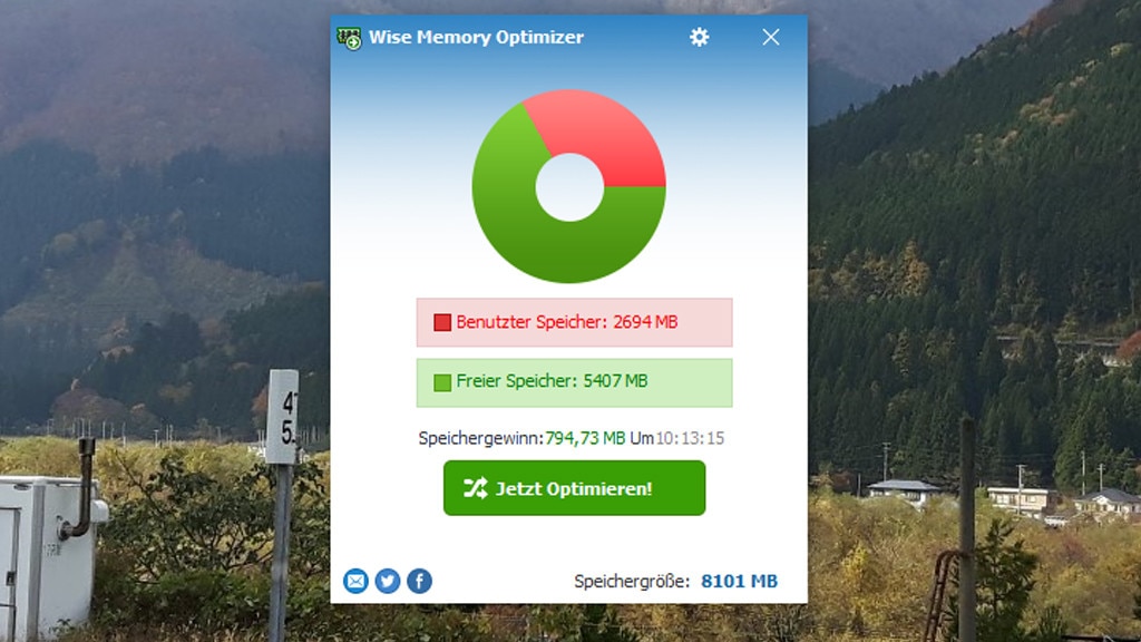 Wise Memory Optimizer: Arbeitsspeicher optimieren