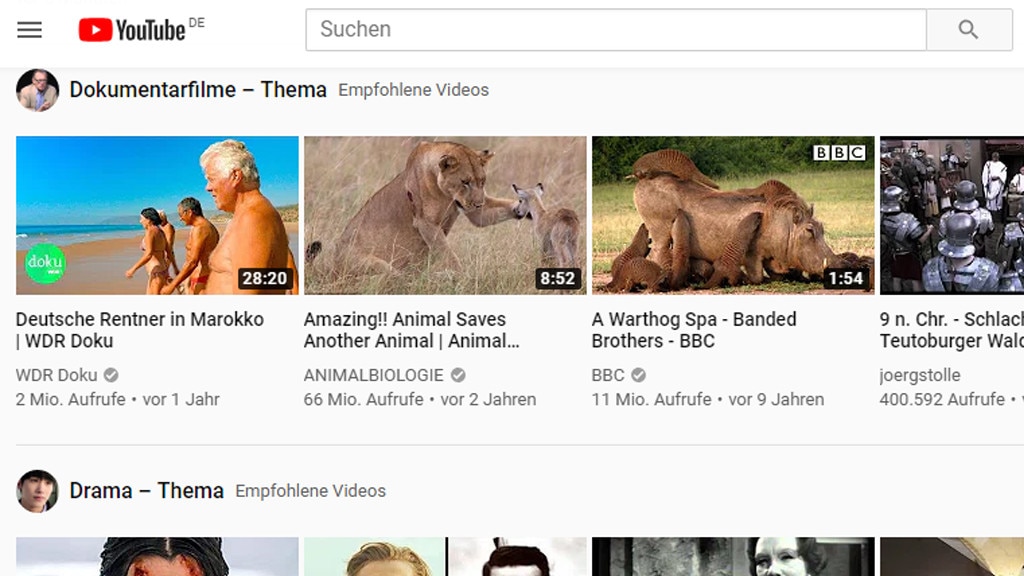 YouTube: Videos ansehen und hochladen