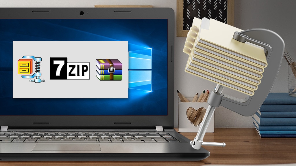 ZIP-Komprimierung verkleinert Dateien ZIP-Komprimierung verkleinert Dateien