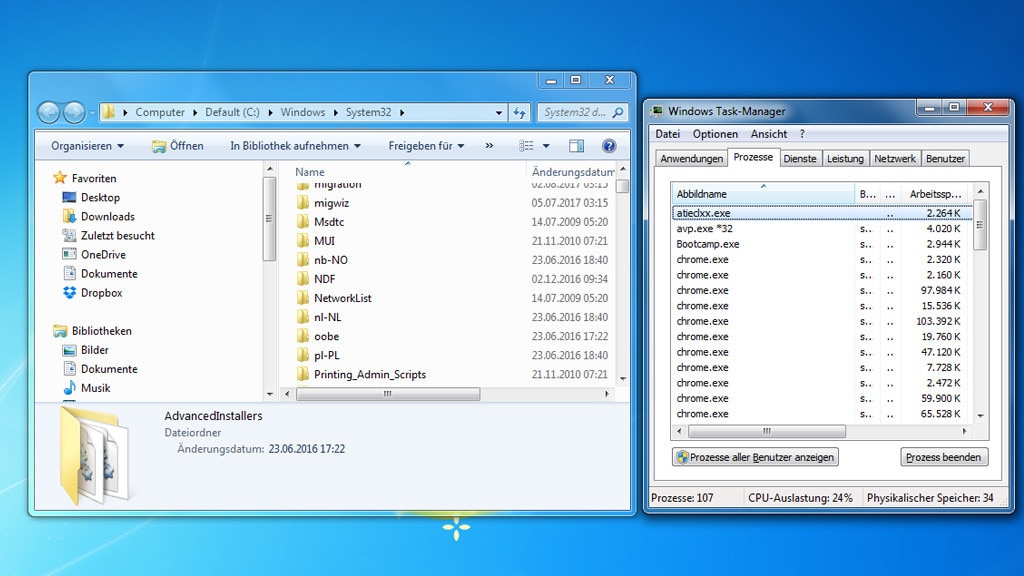 Malware-Check: Systemdateien am falschen Ort Malware-Check: Systemdateien am falschen Ort