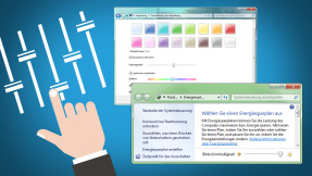 Windows-Schieberegler: An denen sollten Sie drehen