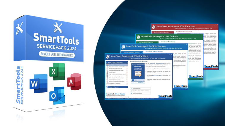 Vollversion 2 von 4: SmartTools Servicepack 2024 für Office zu Ostern gratis